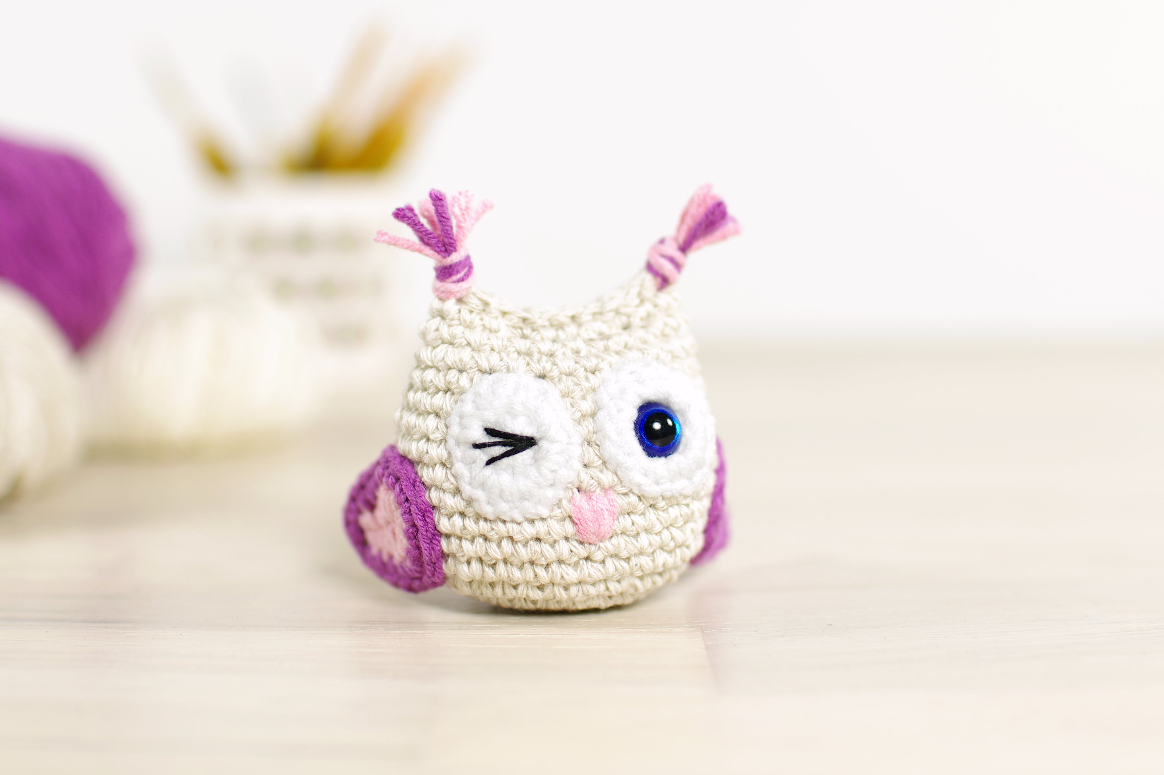 Small Winking Owl Toy