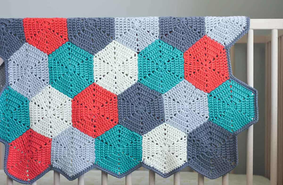 Customizable Blanket Made From Hexagons