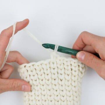 Crochet waistcoat stitch.