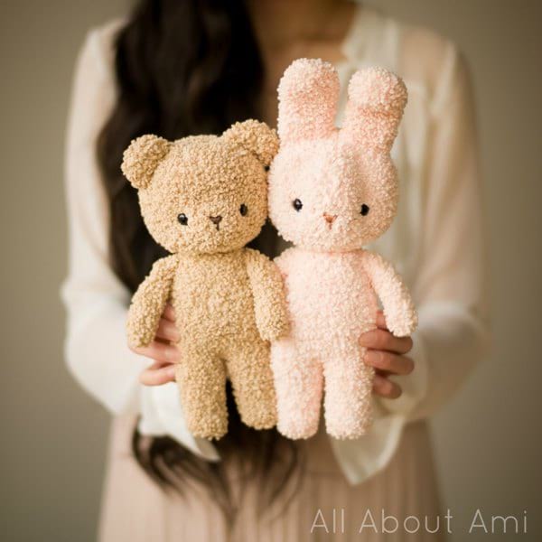 Boucle Bear & Bunny Stuffed Toy